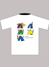 Children's T-shirt "Woodwinds" (L), white