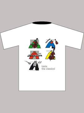 Children's T-shirt "Classics" (M), white