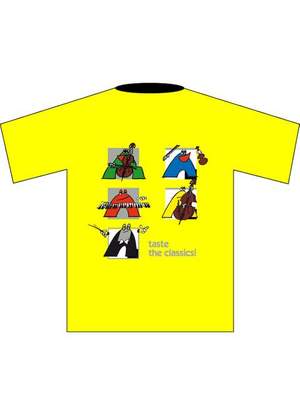 Children's T-shirt "Classics" (S), yellow