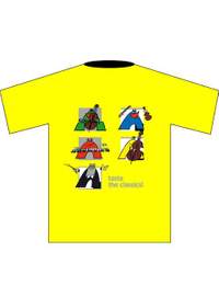 Children's T-shirt "Classics" (L), yellow