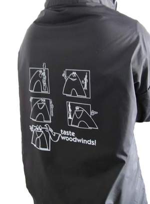 Raincoat "Woodwinds" (M), black