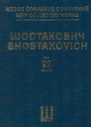 Shostakovich: Two Fables, Two Romances on Verses, Spanish Songs etc.