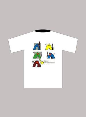 T-Shirt "Woodwinds" (L), weiß