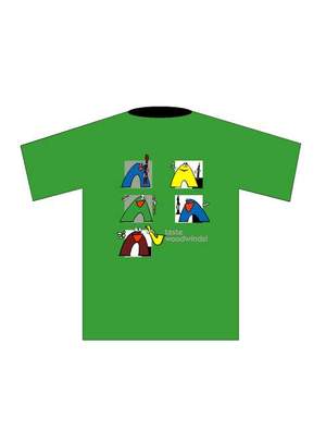 T-Shirt "Woodwinds" (M), green