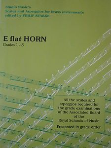 Sparke: Scales and Arpeggios for Horn in E flat