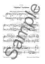 William Busch: Nicholas Variations for Piano Solo Product Image