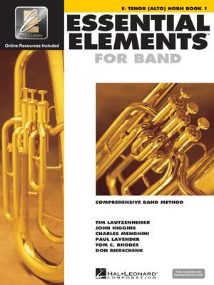 Essential Elements 2000 Eb Tenor Horn Book 1