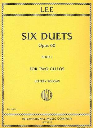 Lee, S: Six Duets Book 1 op.60