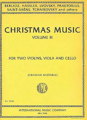 Christmas Music Volume 3 Vol. 3