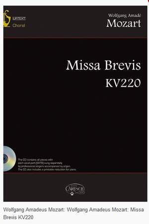Mozart, W A: Missa Brevis KV220
