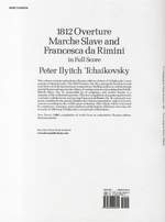 Pyotr Ilyich Tchaikovsky: 1812 Overture, Marche Slave and Francesca da Rimin Product Image