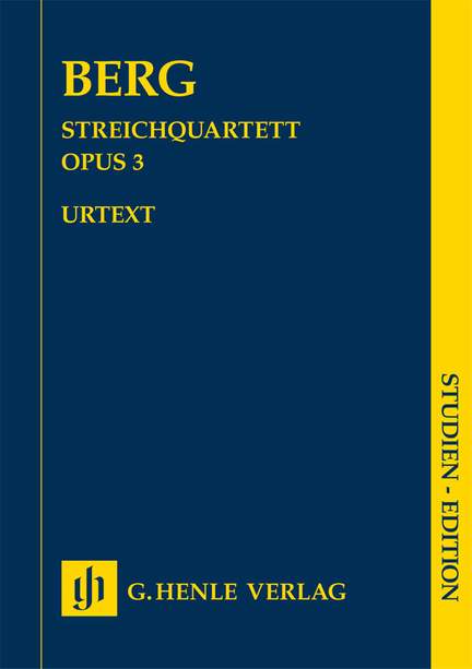 Berg, A: Streichquartett op. 3