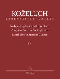 Kozeluch, Leopold: Complete Sonatas for Keyboard, Volume 4