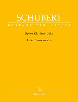 Franz Schubert: Late Piano Works