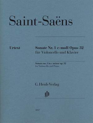 Saint-Saëns, C: Sonata no. 1 c minor for Violoncello and piano op. 32