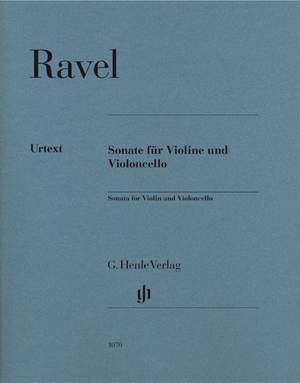 Ravel: Sonata for Violin and Violoncello