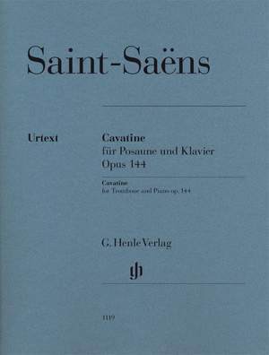 Saint-Saëns, C: Cavatine for Trombone and Piano op. 144