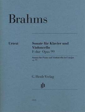 Brahms, J: Sonate für Klavier und Violoncello F major op. 99