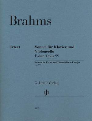 Brahms, J: Violoncello Sonata op. 99