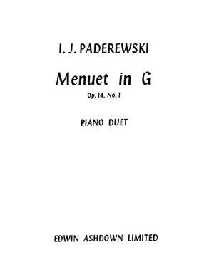 Ignacy Jan Paderewski: Minuet In G Op. 14 No. 1