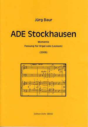 Baur, J: Ade Stockhausen