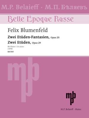 Blumenfeld, F: Two Etudes-Fantaisies - Two Etudes op. 25 + 29
