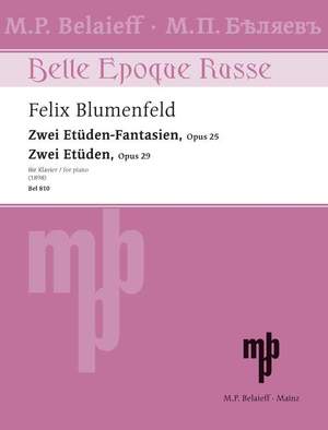 Blumenfeld, F: Zwei Etüden-Fantasien - Zwei Etüden op. 25 + 29