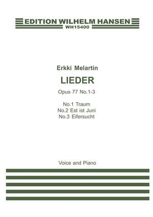 Erkki Melartin: Lieder, Opus 77, No. 1-3