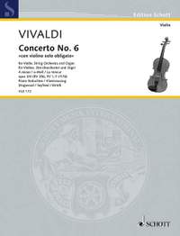Vivaldi: Concerto No. 6 "con violino solo obligato" A minor op. 3/6 RV 356, PV 1, F I/176