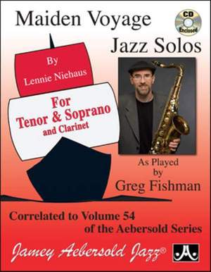 Niehaus, Lennie: Maiden Voyage Jazz Solos (tenor sax)