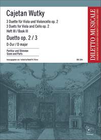 Cajetan Wutky: Duetto in D-Dur op. 2-3 Heft 3