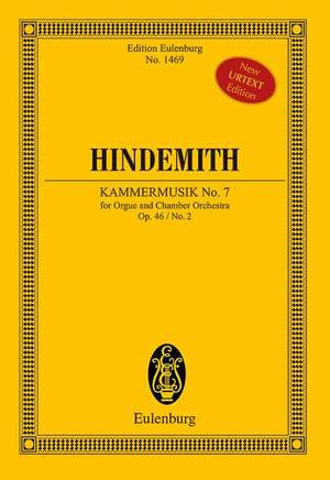 Hindemith, P: Chamber Music No. 7 op. 46/2