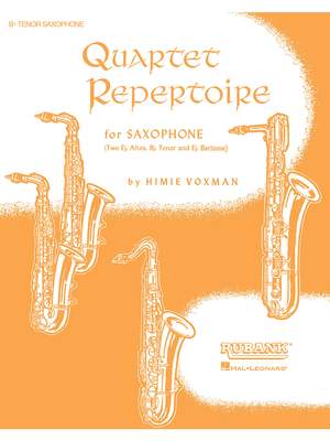 Quartet Repertoire for Sax