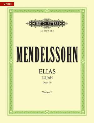 Mendelssohn: Elijah (Urtext)