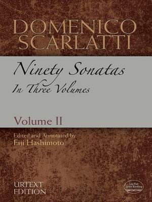 Domenico Scarlatti: Ninety Sonatas In Three Volumes - Volume II