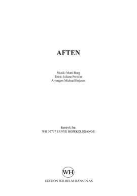 Matti Borg: Aften