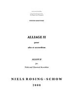 Niels Rosing-Schow: Alliage II Product Image