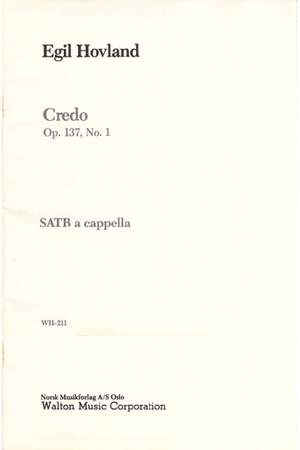 Egil Hovland: Credo