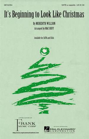 Meredith Willson: It's Beginning to Look Like Christmas