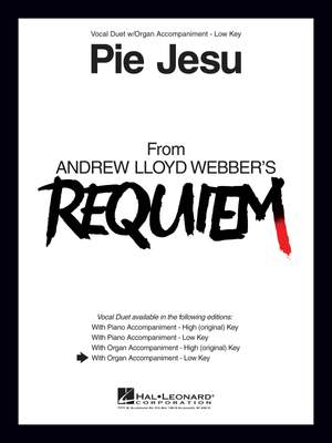 Andrew Lloyd Webber: Pie Jesu (Low Key)
