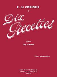 Emmanuel de Coriolis: Dix Piécettes
