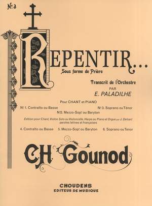 Charles Gounod: Repentir No. 3