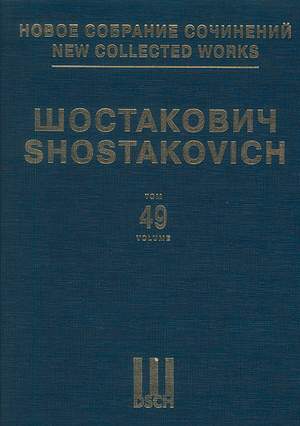 Shostakovich: Cello Concerto No. 2 op. 126 (Piano Score)