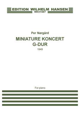 Per Nørgård: Miniature Koncert G-Dur