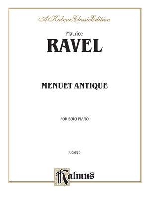 Maurice Ravel: Menuet Antique
