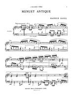 Maurice Ravel: Menuet Antique Product Image