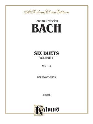 Johann Christian Bach: Six Duets, Volume I