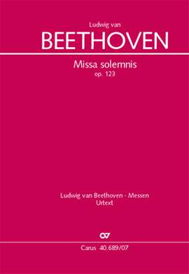 Beethoven: Missa solemnis in D major, Op. 123