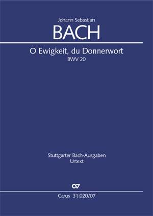 JS Bach: O Ewigkeit, du Donnerwort BWV 20