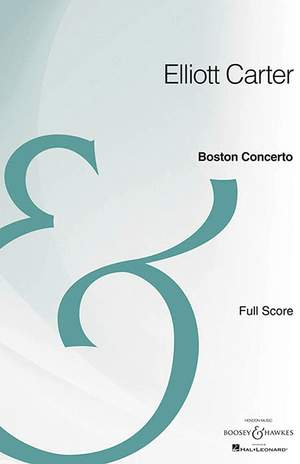 Carter, E: Boston Concerto